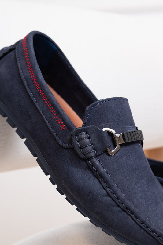 APACHES EN CUERO PARA HOMBRE | RF: BIZARRO CRASH - AZUL