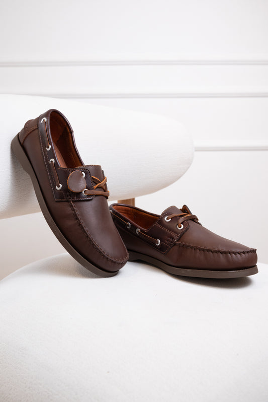 APACHES EN CUERO PARA HOMBRE |RF:BIZARRO TITAN - CAFÉ