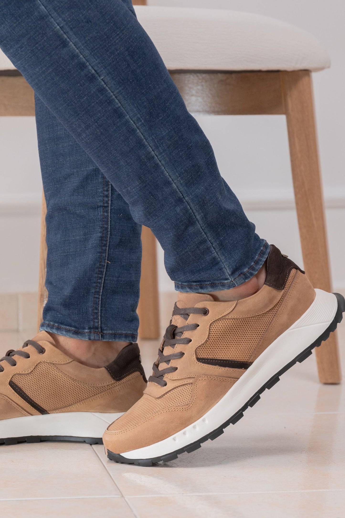 TENIS EN CUERO PÁRA HOMBRE | RF:SIENA