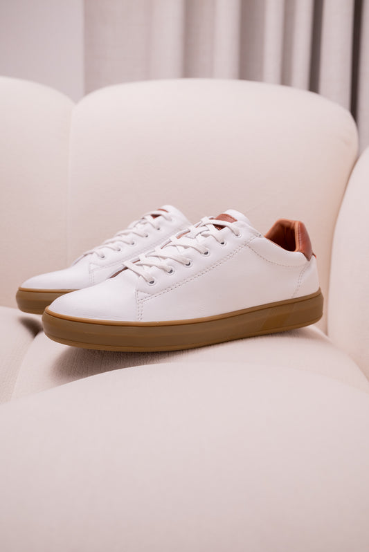 TENIS EN CUERO PARA HOMBRE RF : LEGEND - BLANCO |RF : 21 65