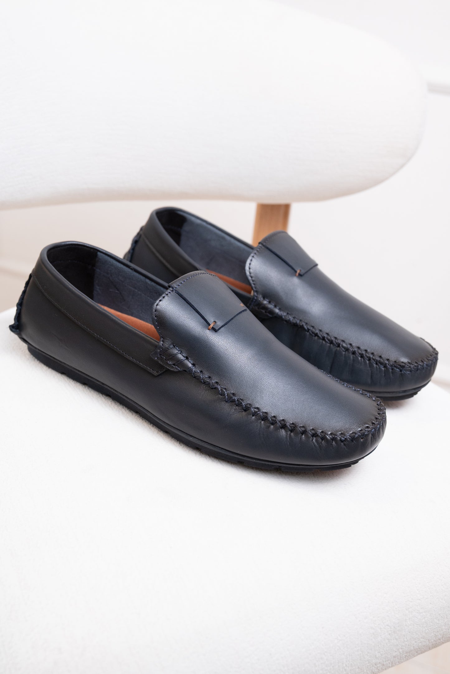 APACHES EN CUERO PARA HOMBRE |RF:BIZARRO ANNIE - AZUL