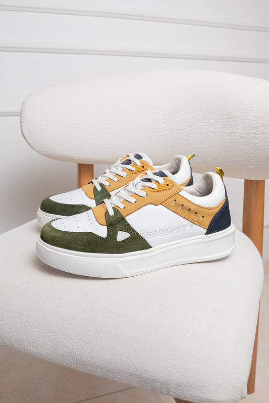 TENIS EN CUERO PARA HOMBRE  | RF : 2192 CLK