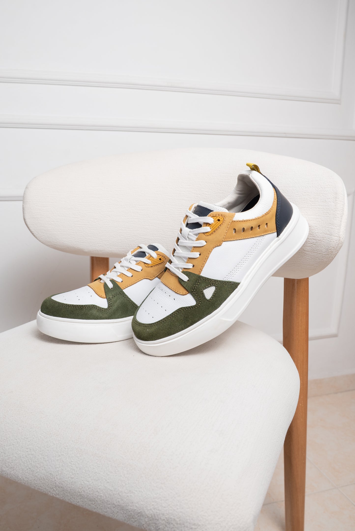 TENIS EN CUERO PARA HOMBRE  | RF : 2192 CLK