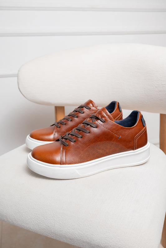 TENIS EN CUERO PARA HOMBRE  | RF 3312
