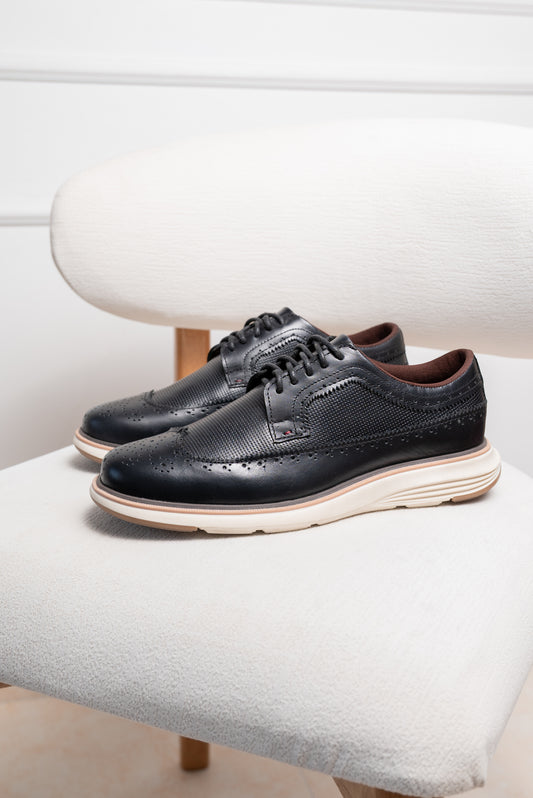 TENIS EN CUERO PARA HOMBRE  | RF : BOLIVAR TR NEGRO