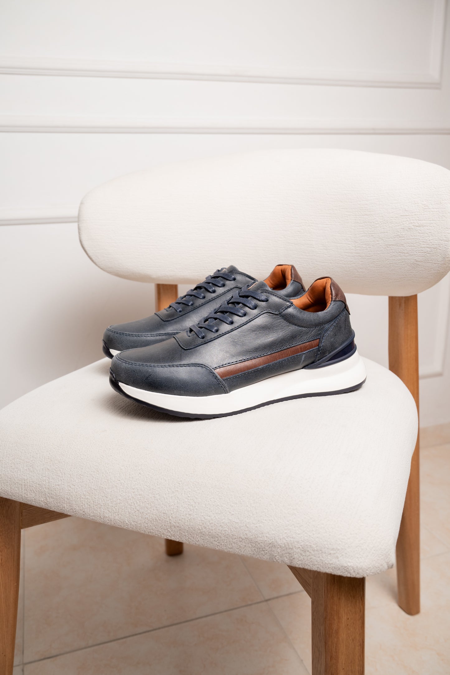 TENIS EN CUERO PARA HOMBRE  | RF : SP 3324