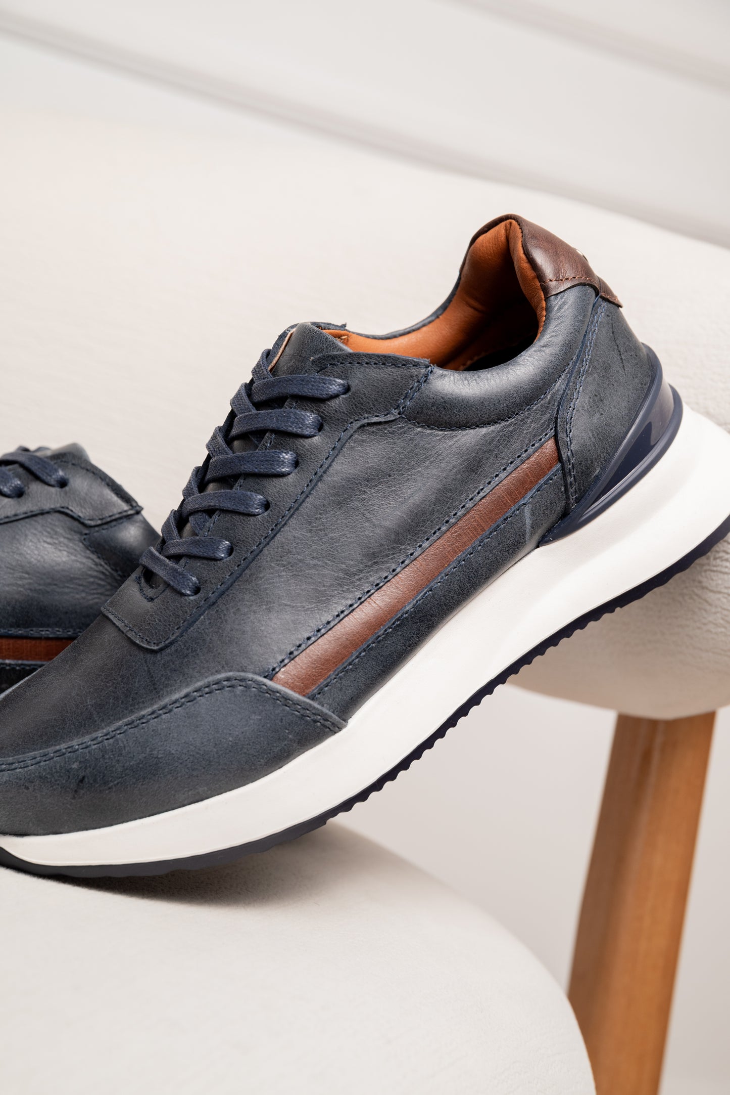 TENIS EN CUERO PARA HOMBRE  | RF : SP 3324