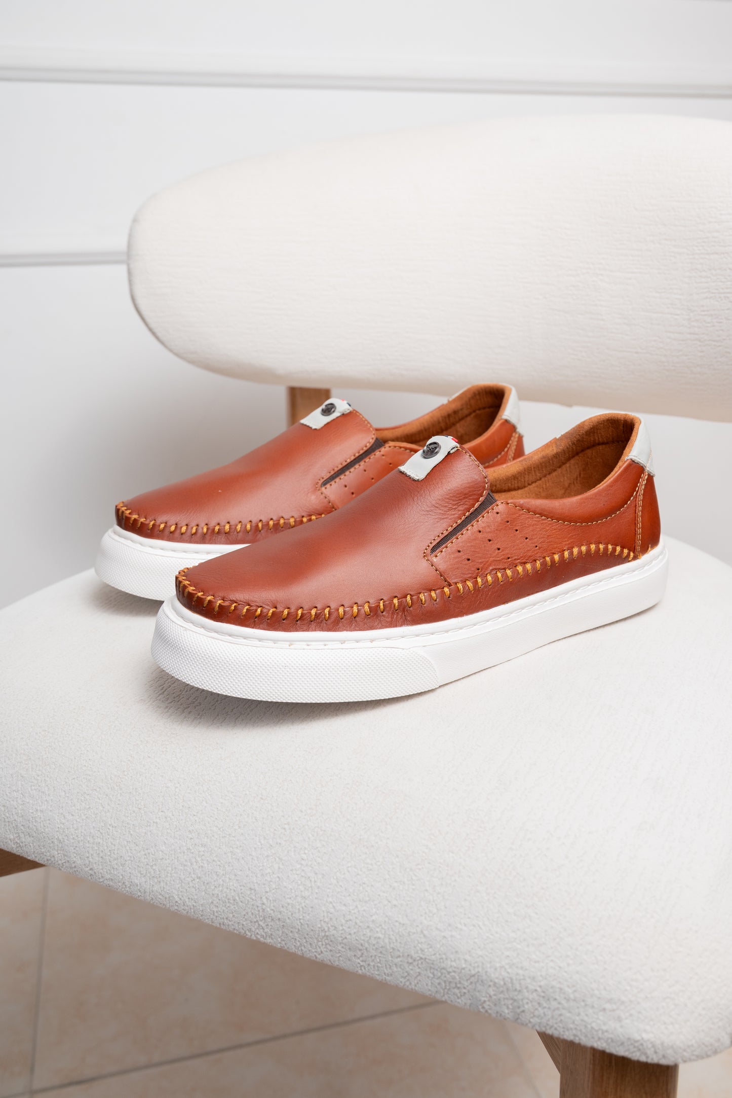 MOCASIN   EN CUERO PARA HOMBRE  | RF : 1302