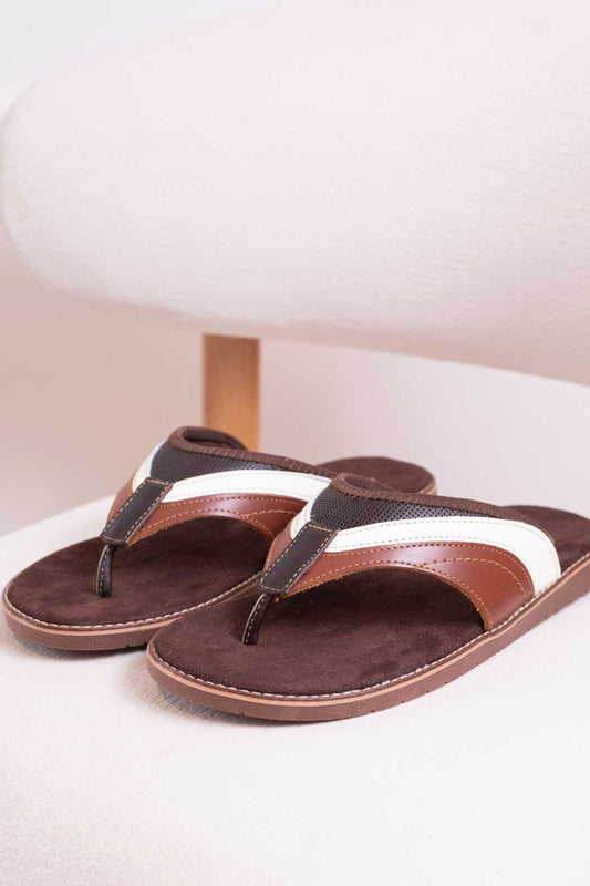 SANDALIA PARA HOMBRE EN CUERO| RF: ATLAS CAFE - 445