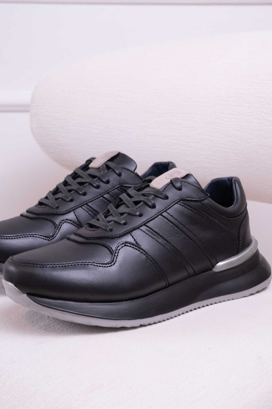 TENIS PARA HOMBRE EN CUERO|BIZARRO STREET-NEGRO