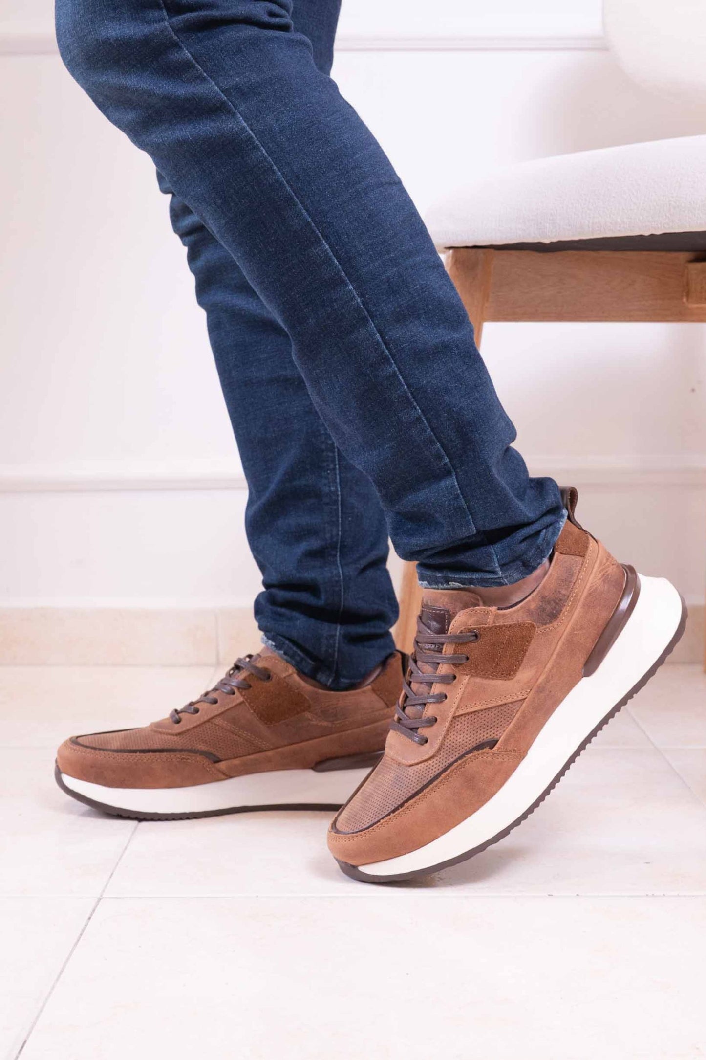 TENIS PARA HOMBRE EN CUERO|BIZARRO CITY -AVELLANEDA