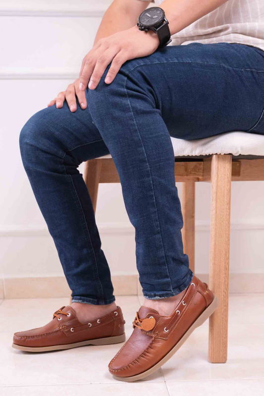 APACHES EN CUERO PARA HOMBRE |RF:BIZARRO TITAN MIEL