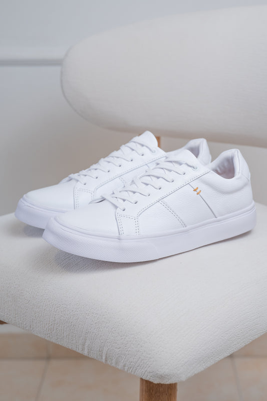 TENIS EN CUERO PARA HOMBRE | RF : ZED BLANCO