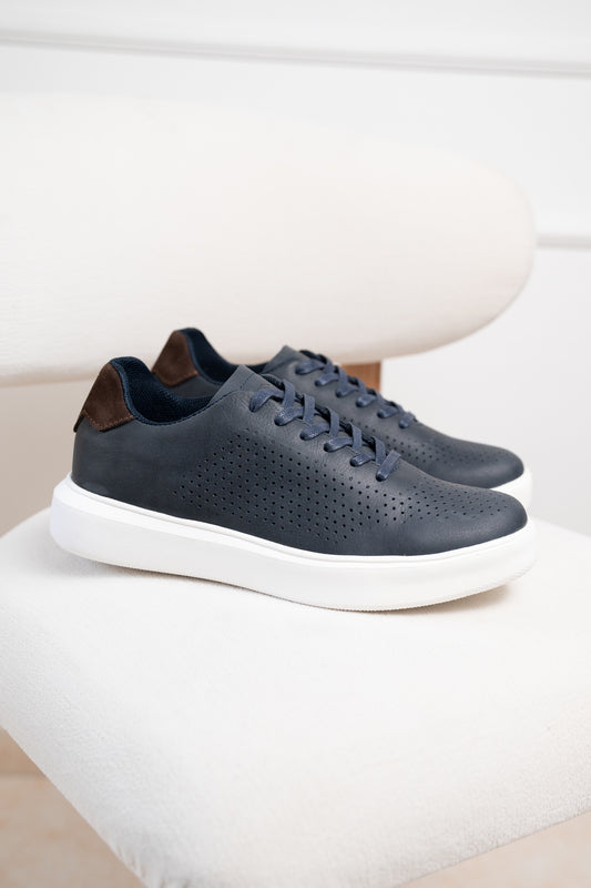 TENIS EN CUERO PARA HOMBRE | RF:3202