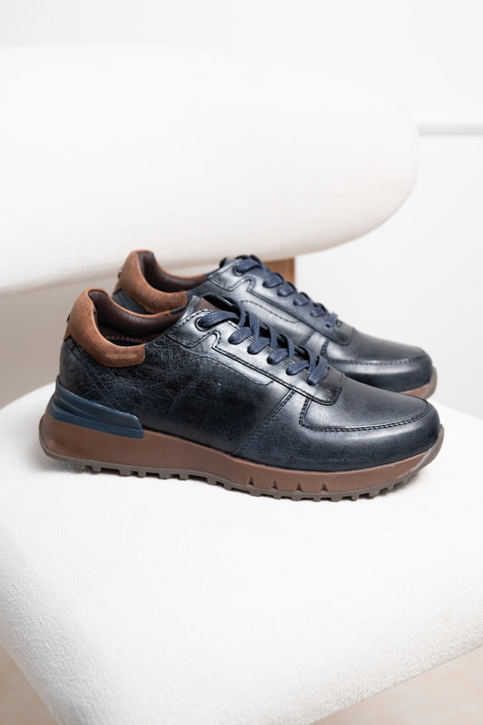 TENIS EN CUERO PARA HOMBRE | RF :3215