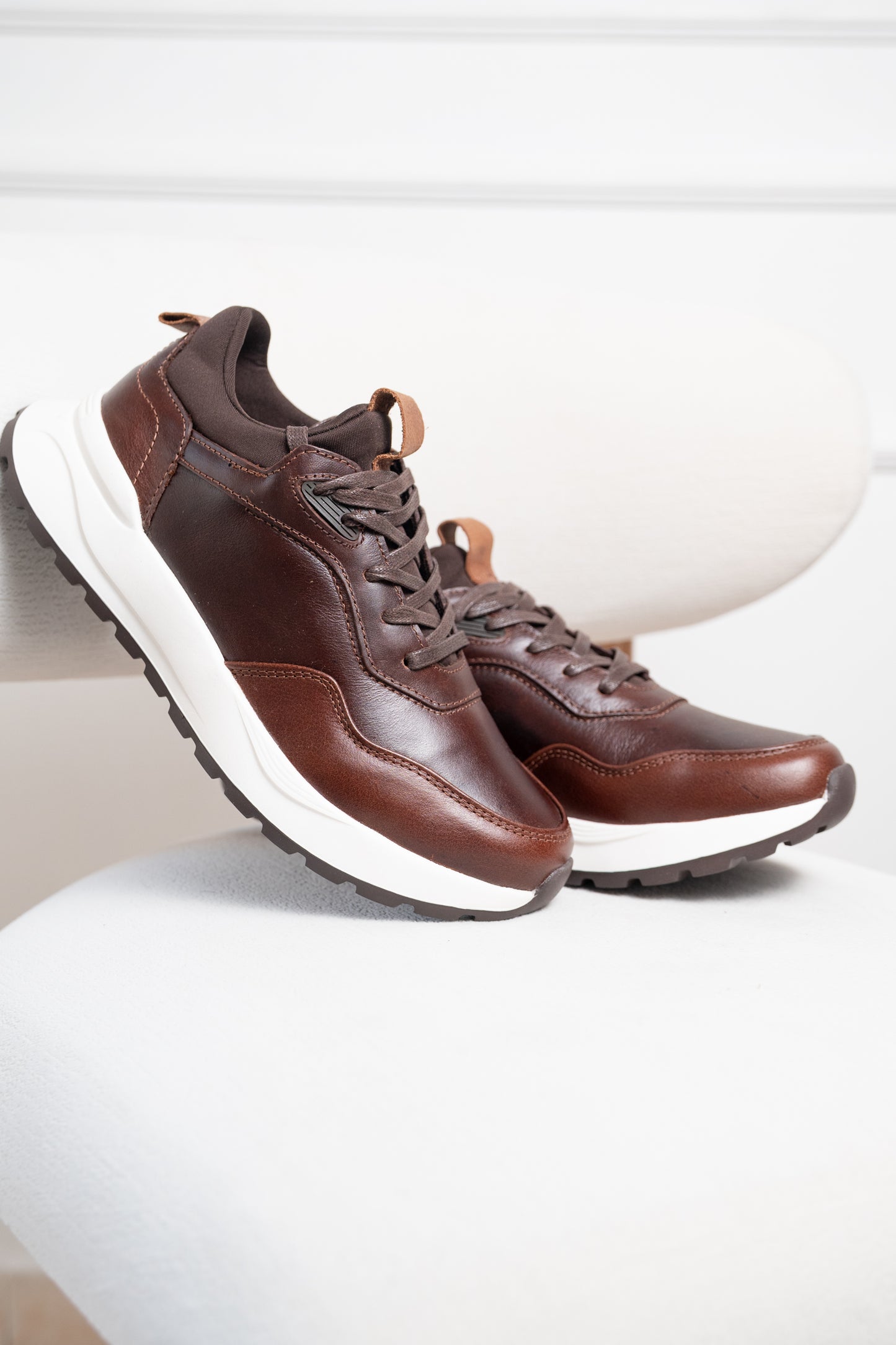 TENIS EN CUERO PARA HOMBRE | RF:3308 CONAC