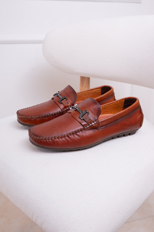 MOCASINES HOMBRE | VENETO - MIEL RUSTICO | RF : 1002