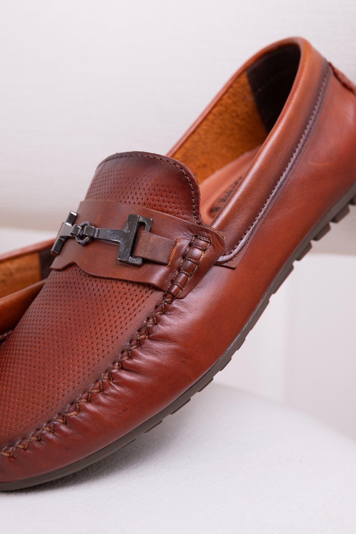 MOCASINES HOMBRE | VENETO - MIEL RUSTICO | RF : 1002
