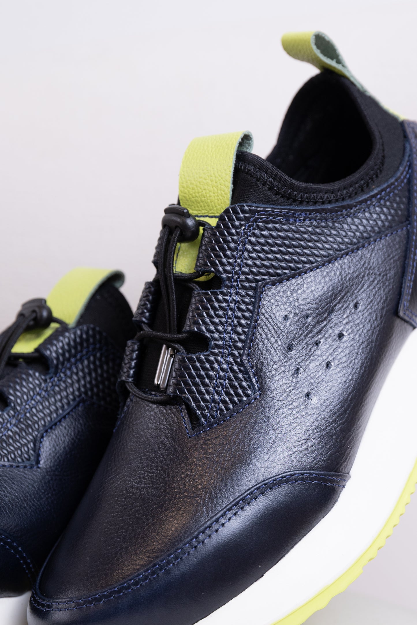 TENIS EN CUERO PARA HOMBRE | RF:ROYAL AZUL XVERDE