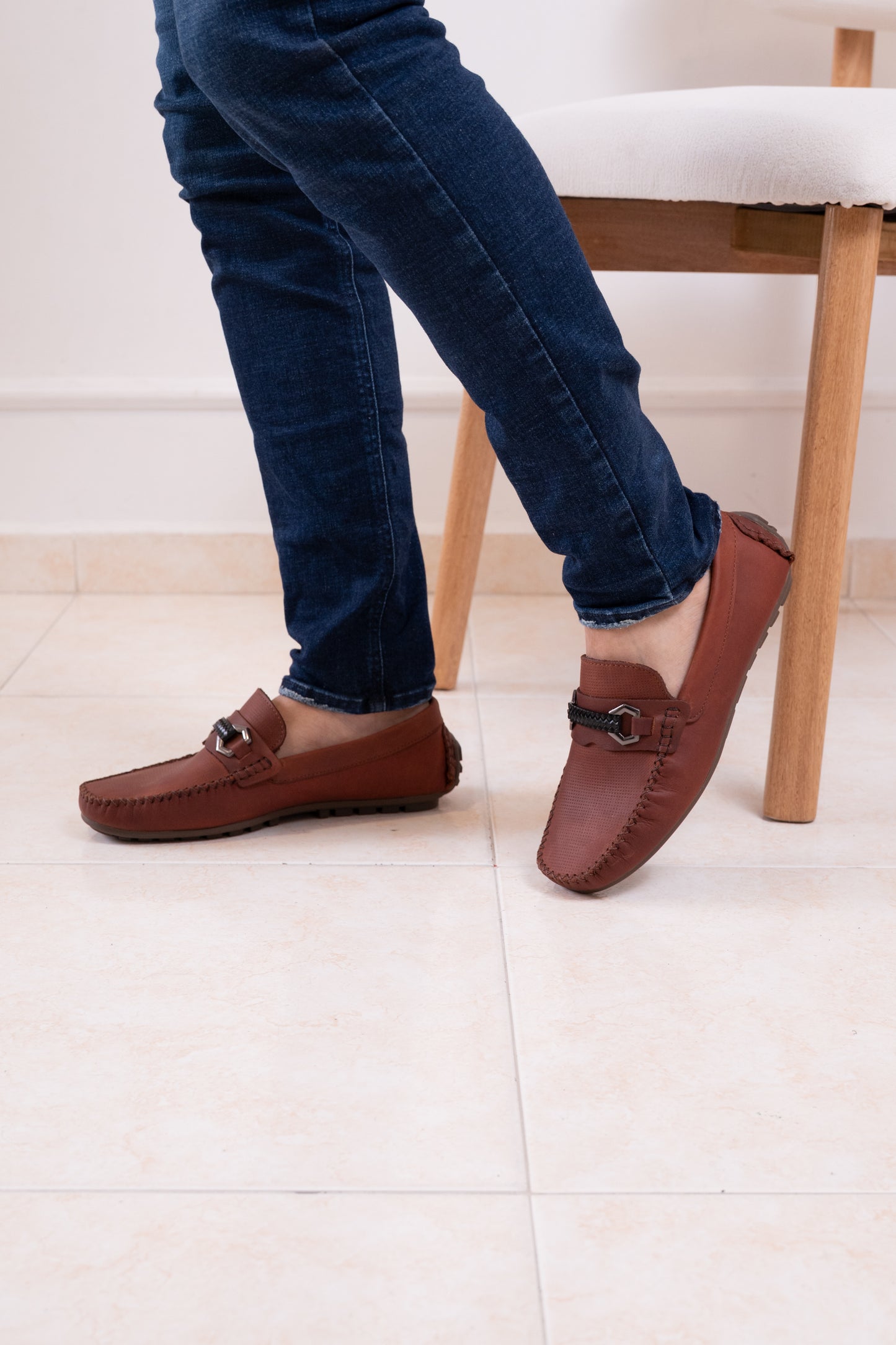 MOCASINES HOMBRE |  - CAFE | RF : 1001