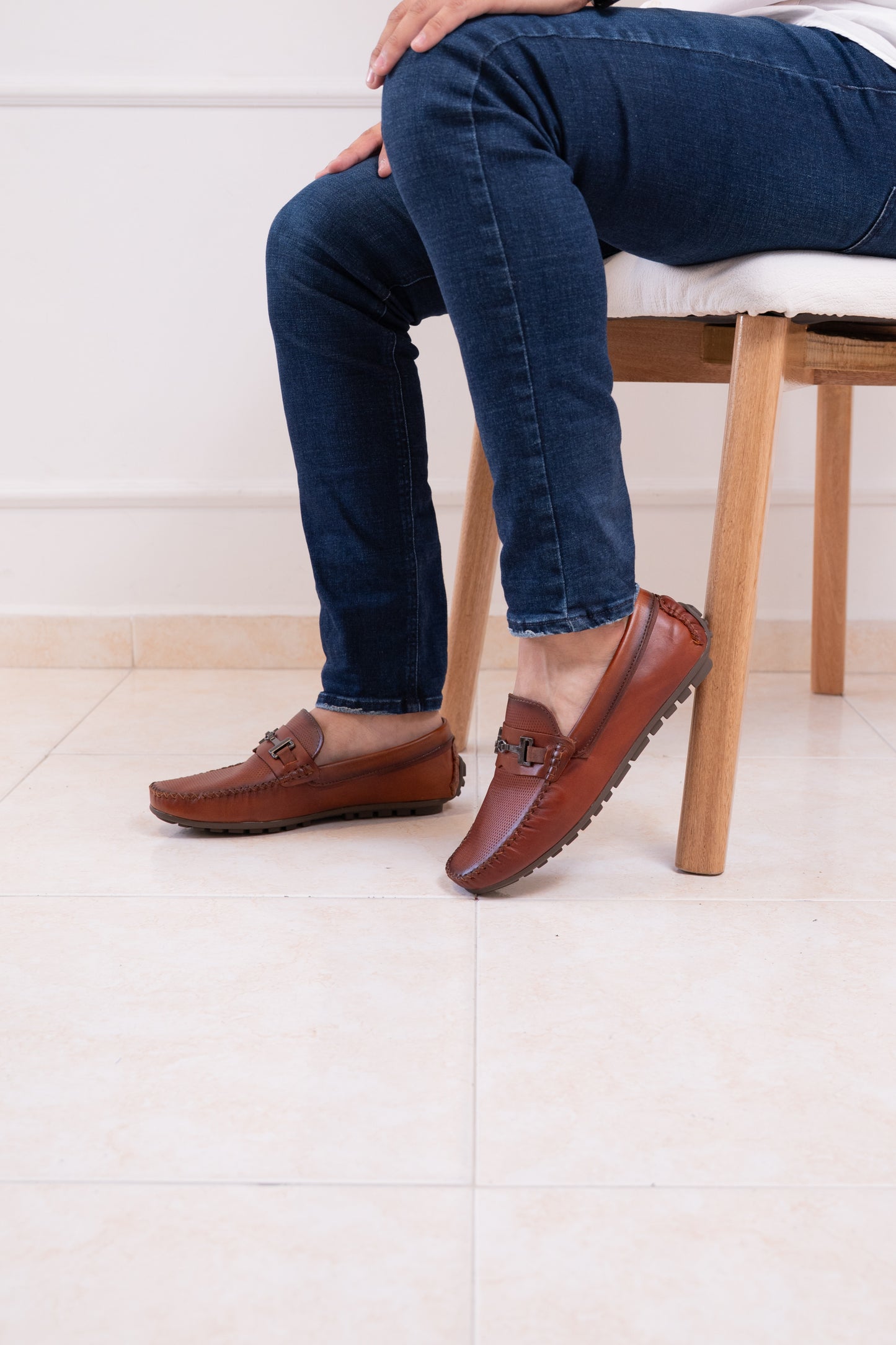 MOCASINES HOMBRE | VENETO - MIEL RUSTICO | RF : 1002