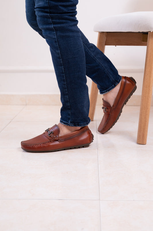 MOCASINES HOMBRE | VENETO - MIEL RUSTICO | RF : 1002