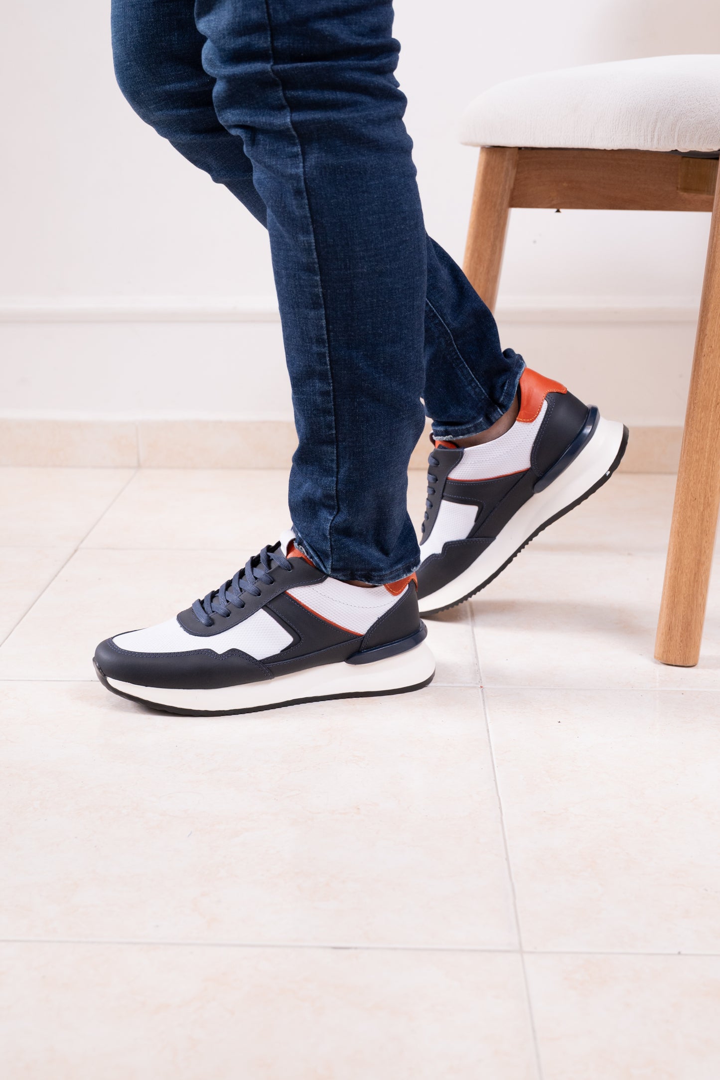 TENIS EN CUERO PARA HOMBRE| RF:LUCERNA