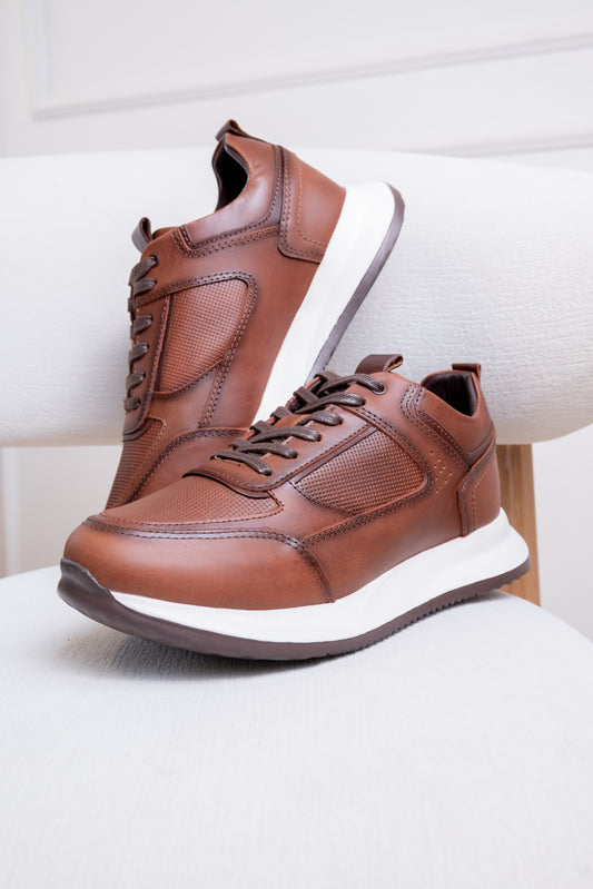 TENIS EN CUERO PARA HOMBRE RF: T-10  EVA