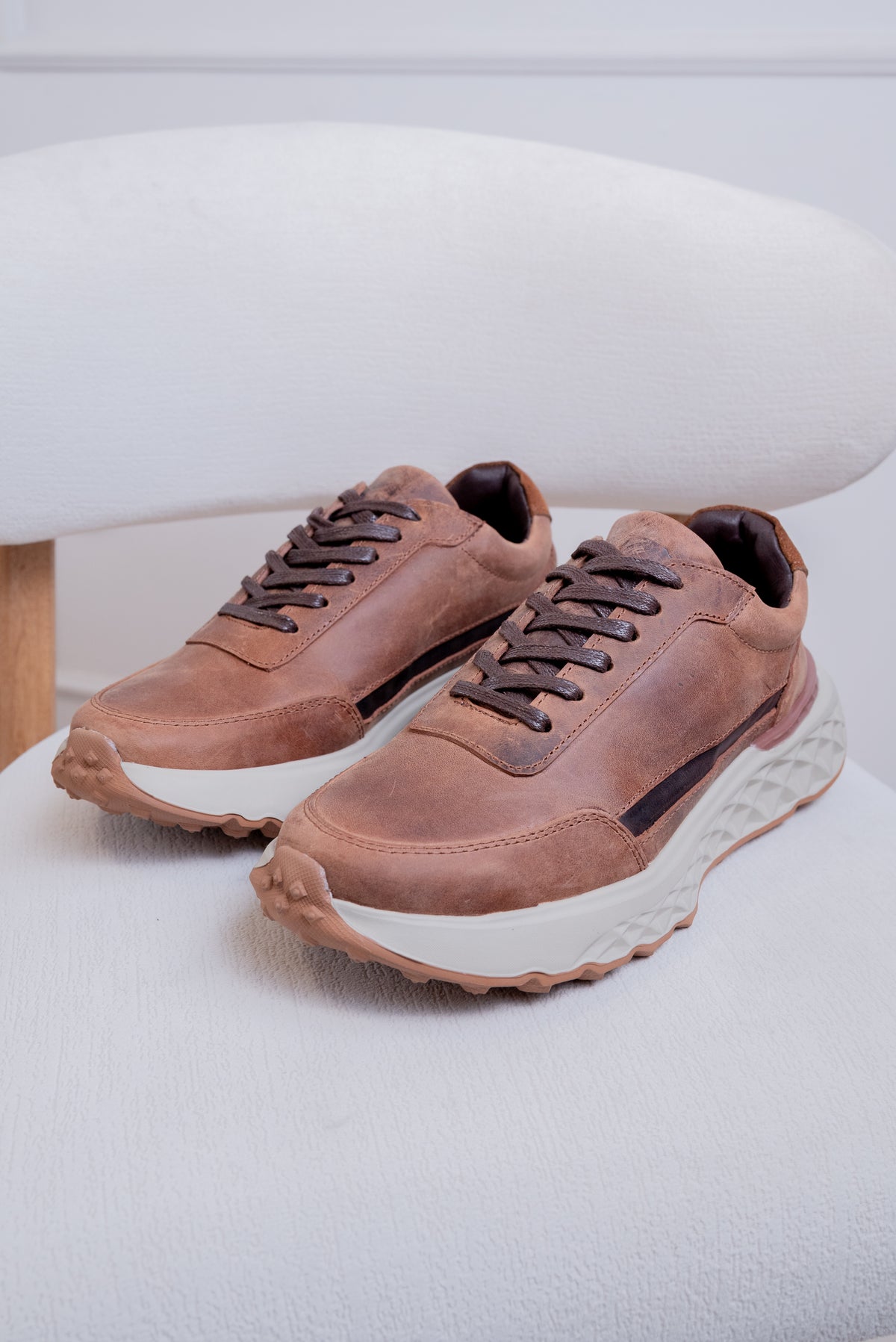 TENIS EN CUERO PARA HOMBRE RF: SPN -3324