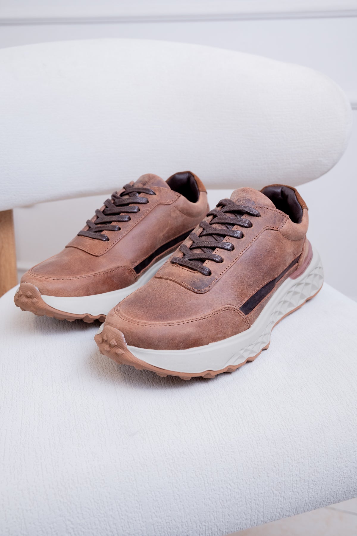TENIS EN CUERO PARA HOMBRE RF: SPN -3324