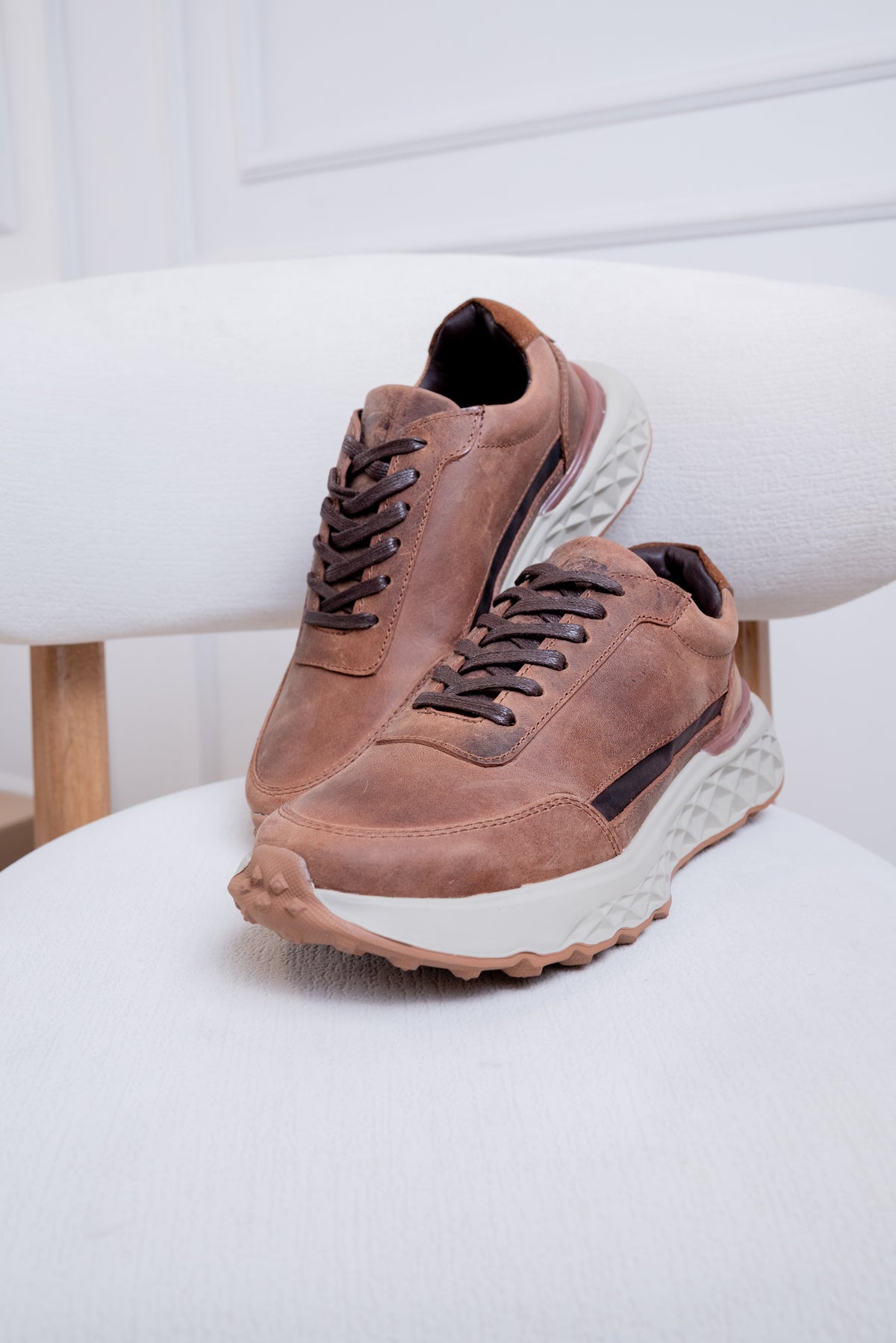 TENIS EN CUERO PARA HOMBRE RF: SPN -3324