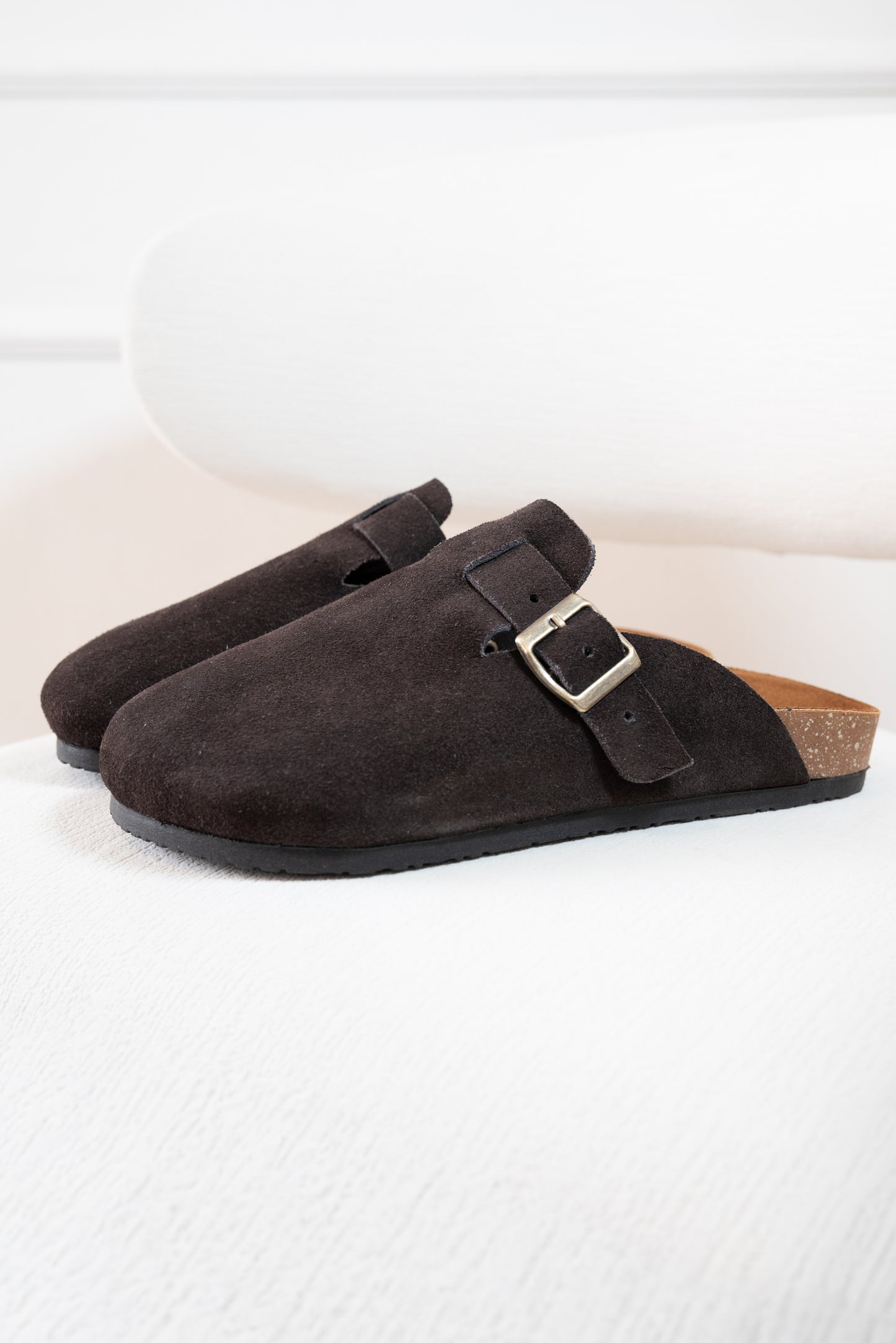 Suecos Masculinos en Cuero | Elegancia Casual -MARRON-Rf:77