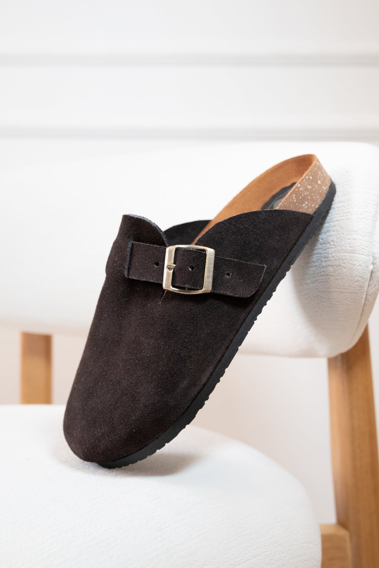 Suecos Masculinos en Cuero | Elegancia Casual -MARRON-Rf:77