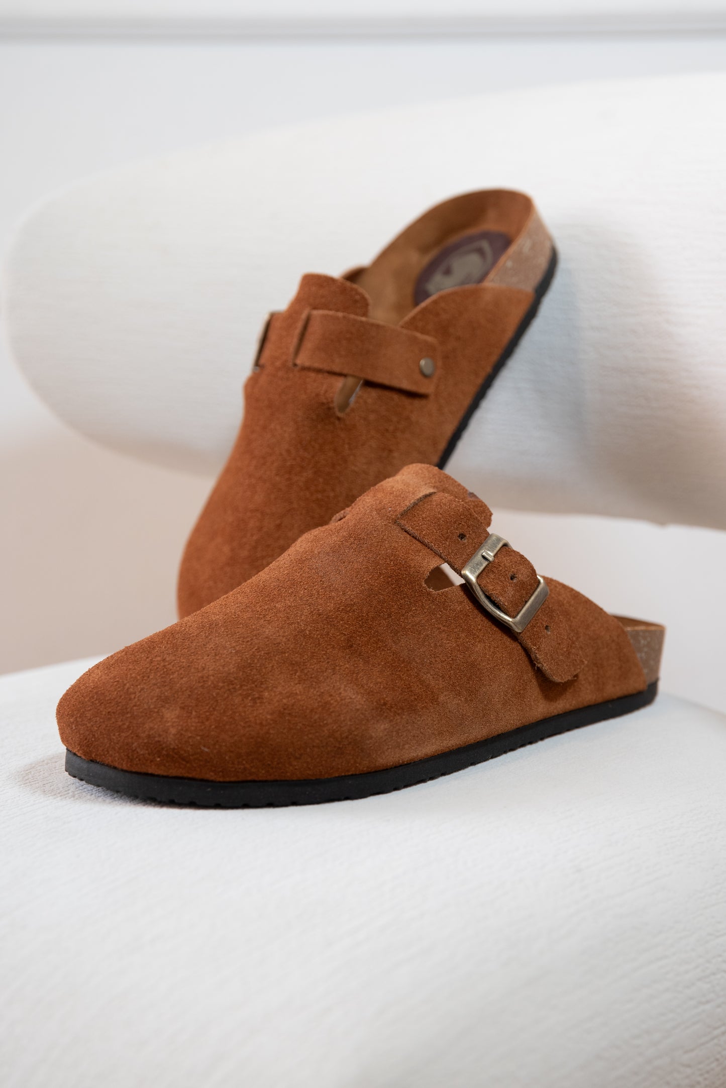 Suecos Masculinos en Cuero | Elegancia Casual -MIEL -77