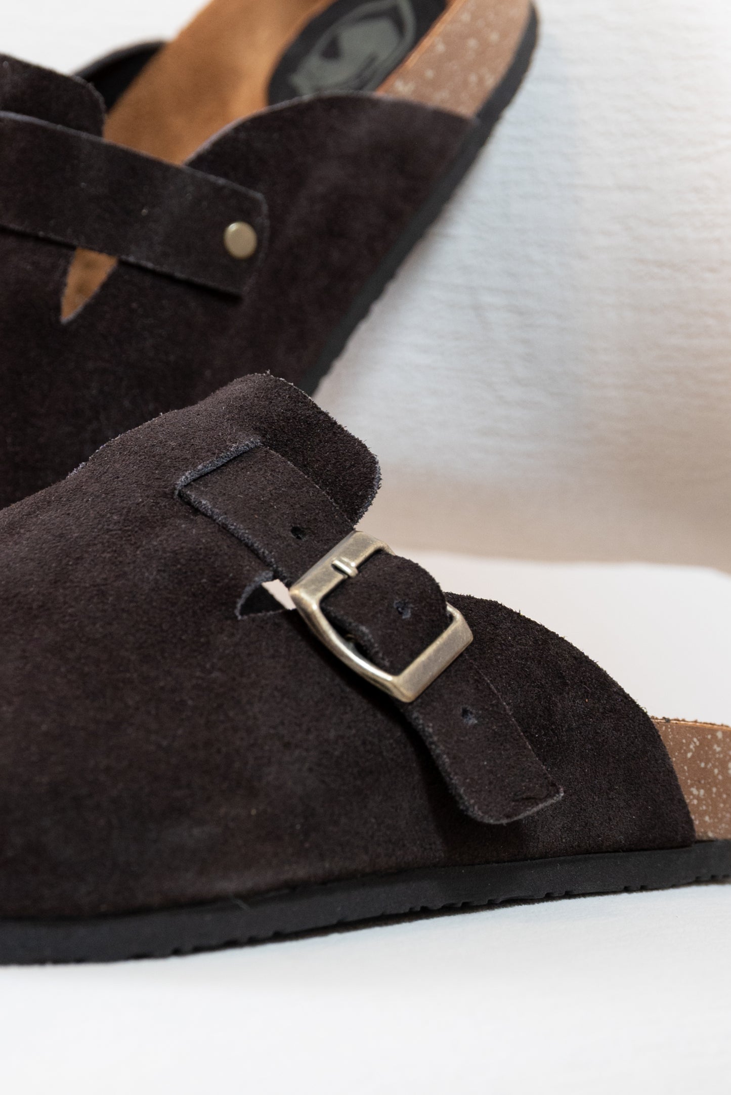 Suecos Masculinos en Cuero | Elegancia Casual -MARRON-Rf:77